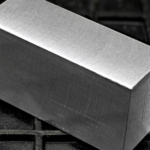 A metal rectangular prism made of metal